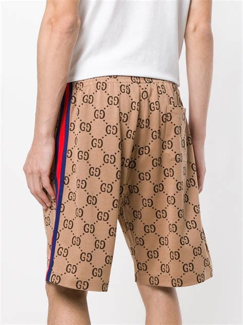 gucci short looks mens|men's gucci cotton gg shorts.